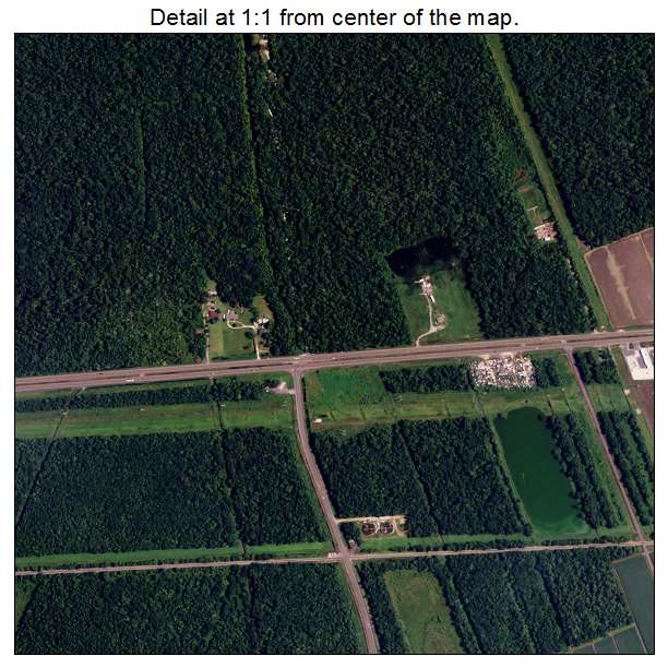 Garyville, Louisiana aerial imagery detail