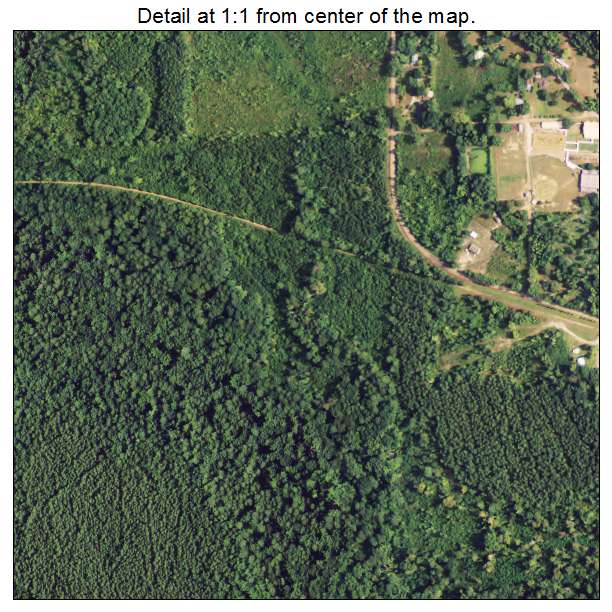 Goldonna, Louisiana aerial imagery detail