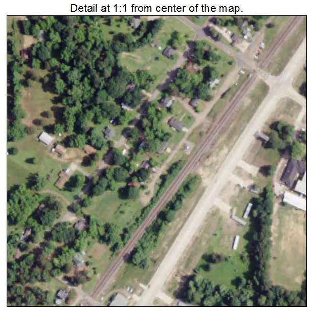 Grayson, Louisiana aerial imagery detail