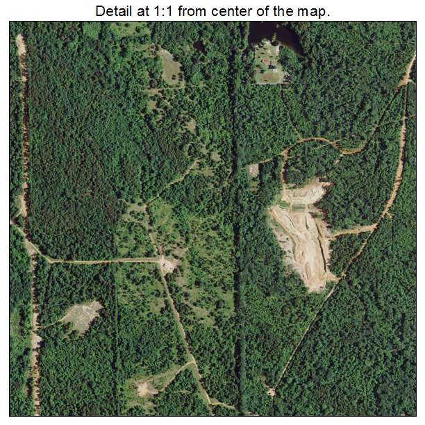 Greenwood, Louisiana aerial imagery detail