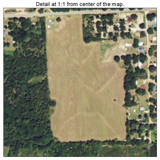 Hall Summit, Louisiana aerial imagery detail