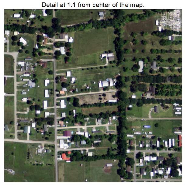 Henderson, Louisiana aerial imagery detail