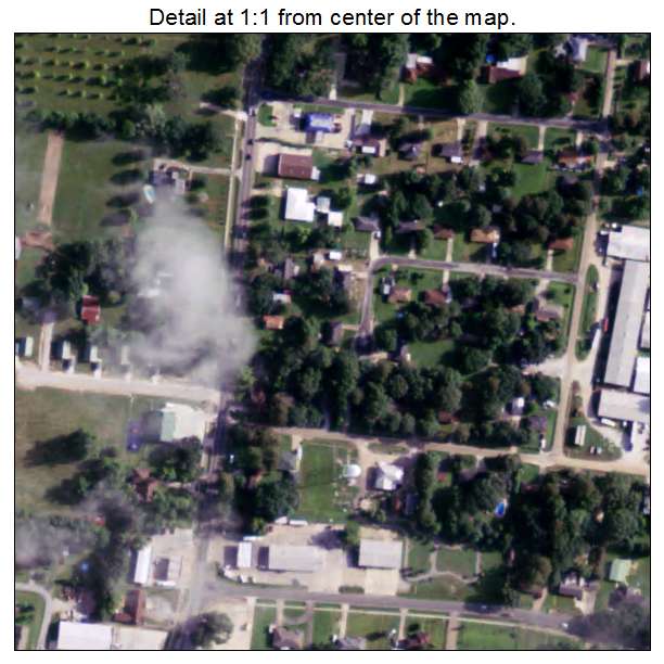Hessmer, Louisiana aerial imagery detail