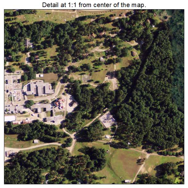 Jackson, Louisiana aerial imagery detail