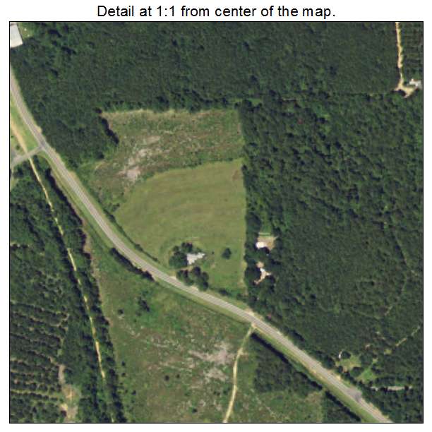 Jamestown, Louisiana aerial imagery detail