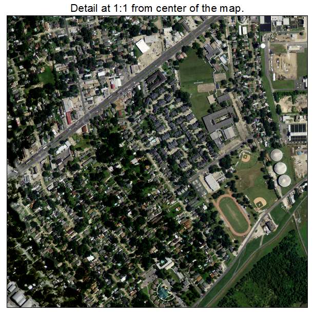 Jefferson, Louisiana aerial imagery detail