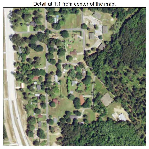 Junction City, Louisiana aerial imagery detail