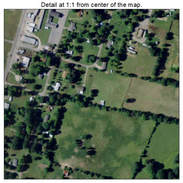 Kilbourne, Louisiana aerial imagery detail