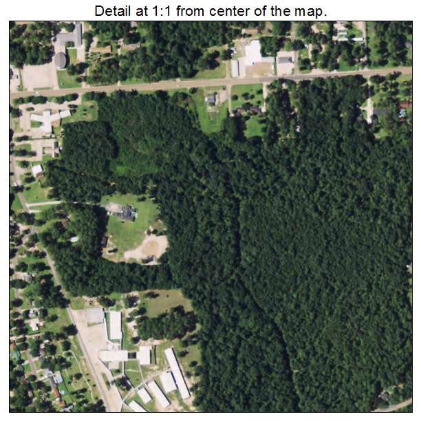 Leesville, Louisiana aerial imagery detail