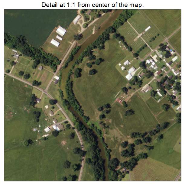 Livonia, Louisiana aerial imagery detail