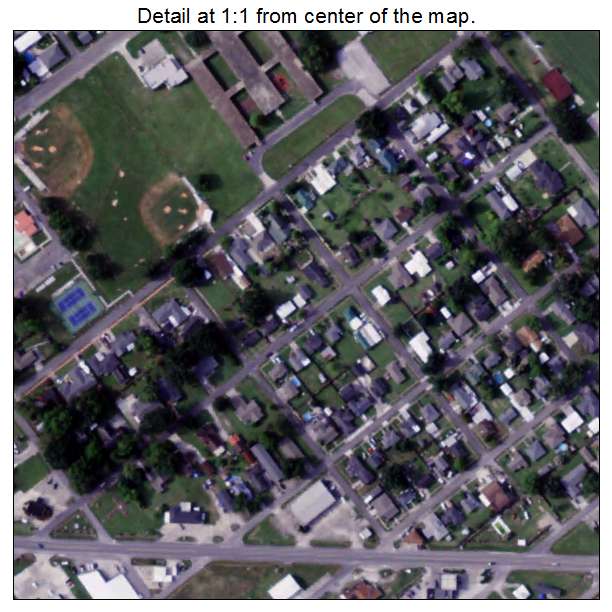 Lockport, Louisiana aerial imagery detail
