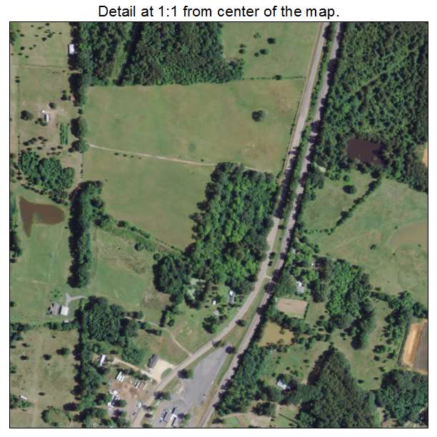 Longstreet, Louisiana aerial imagery detail