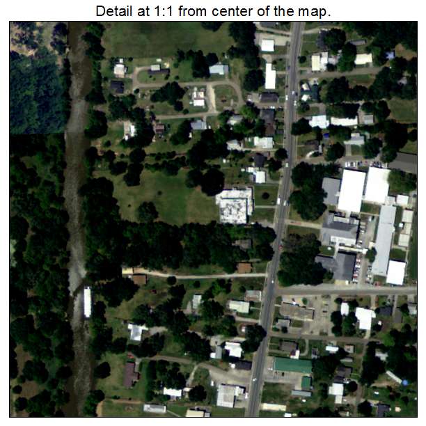 Loreauville, Louisiana aerial imagery detail