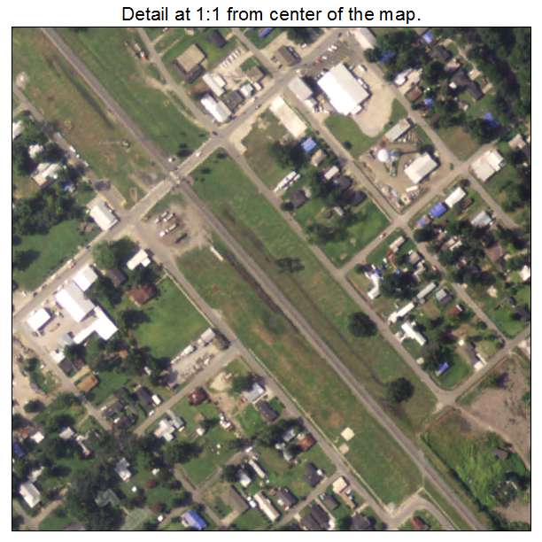 Maringouin, Louisiana aerial imagery detail