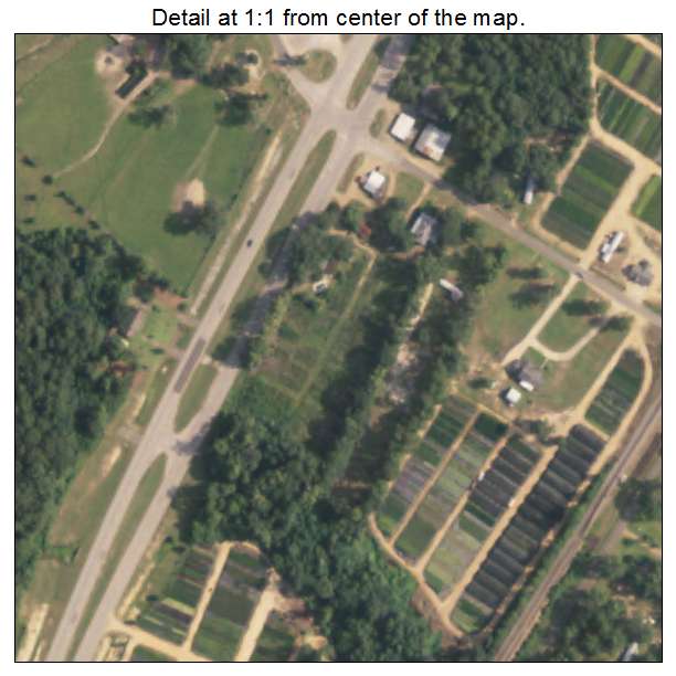 McNary, Louisiana aerial imagery detail