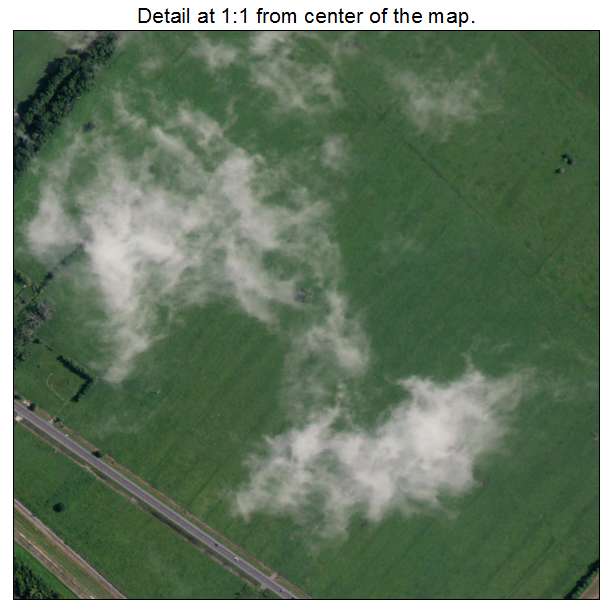 Meraux, Louisiana aerial imagery detail