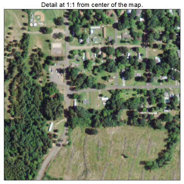 Mooringsport, Louisiana aerial imagery detail