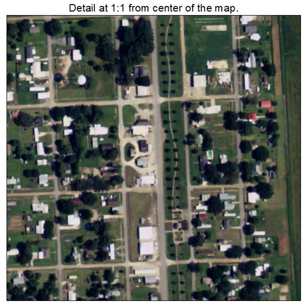 Morse, Louisiana aerial imagery detail
