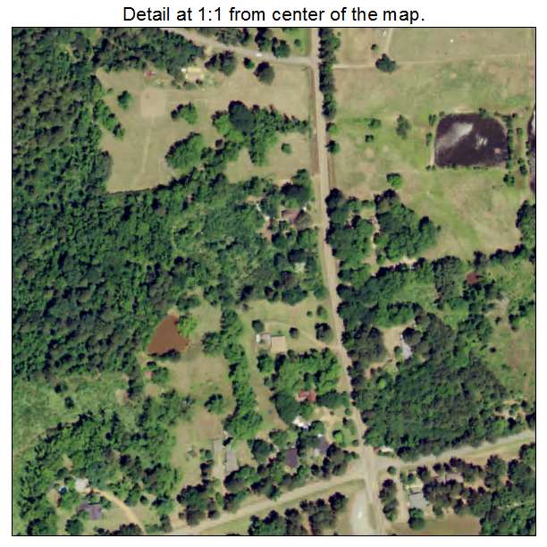 Mount Lebanon, Louisiana aerial imagery detail