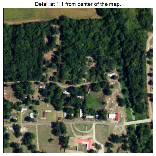 Natchez, Louisiana aerial imagery detail