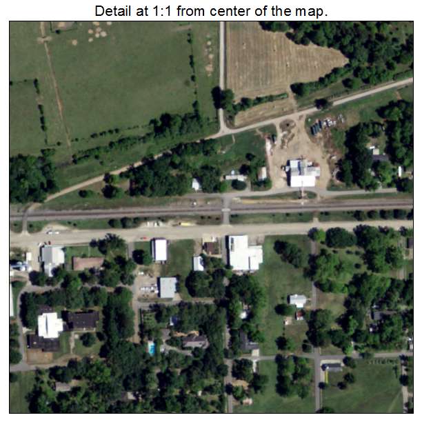 Palmetto, Louisiana aerial imagery detail