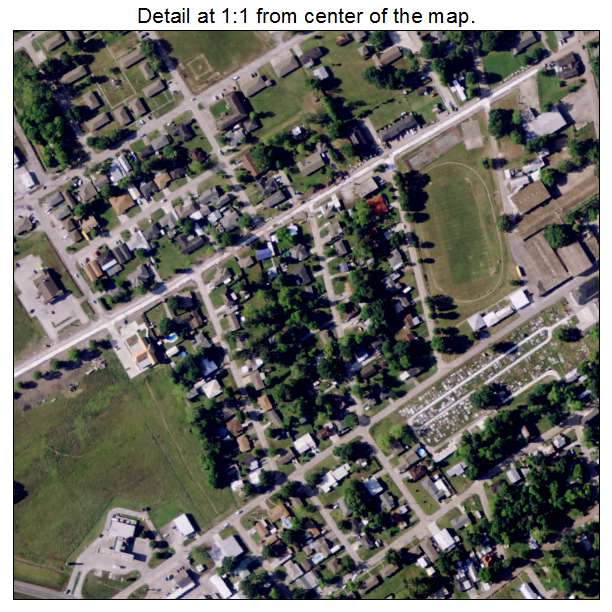 Patterson, Louisiana aerial imagery detail