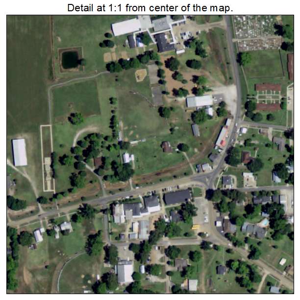 Plaucheville, Louisiana aerial imagery detail