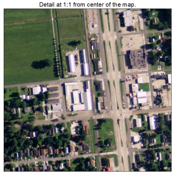 Port Allen, Louisiana aerial imagery detail