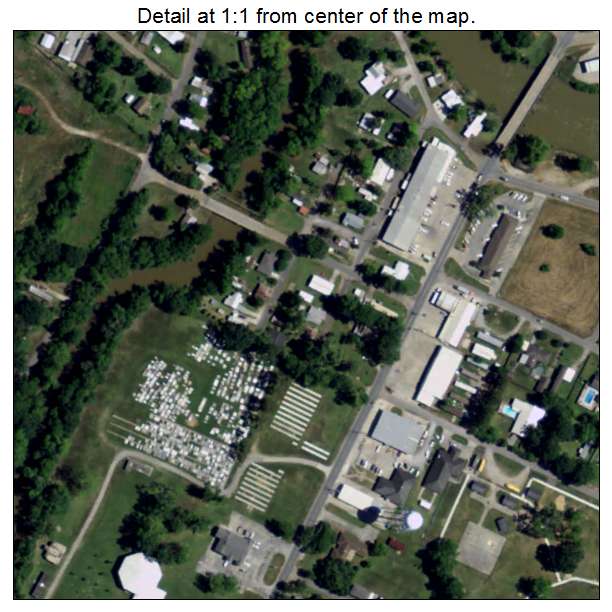 Port Barre, Louisiana aerial imagery detail