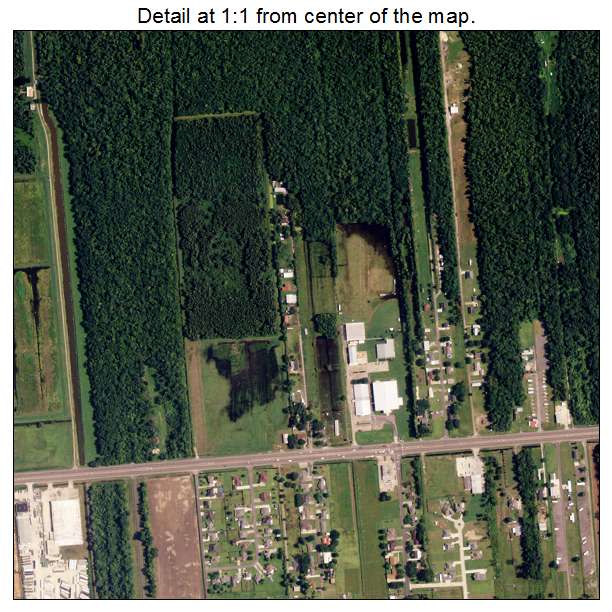 Reserve, Louisiana aerial imagery detail