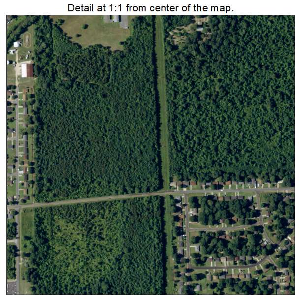Richwood, Louisiana aerial imagery detail