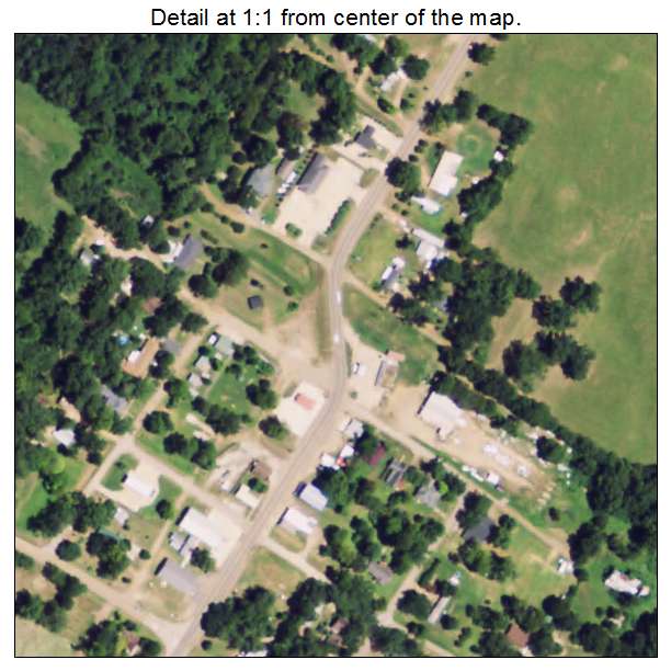 Robeline, Louisiana aerial imagery detail