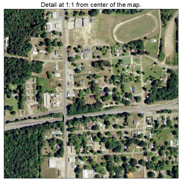Sibley, Louisiana aerial imagery detail