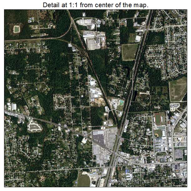 Slidell, Louisiana aerial imagery detail