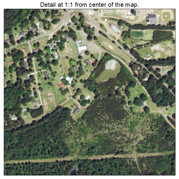 Spearsville, Louisiana aerial imagery detail