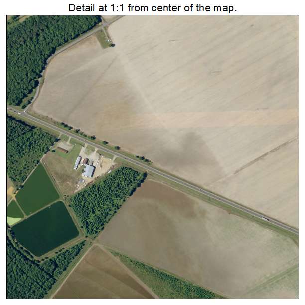 Sterlington, Louisiana aerial imagery detail