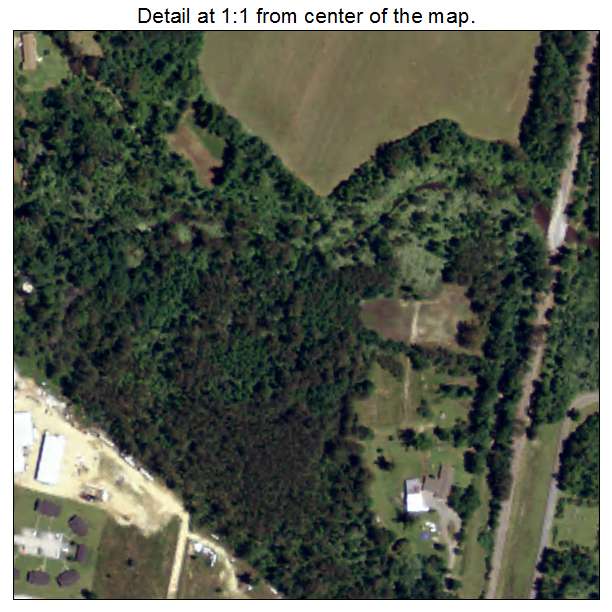 Varnado, Louisiana aerial imagery detail