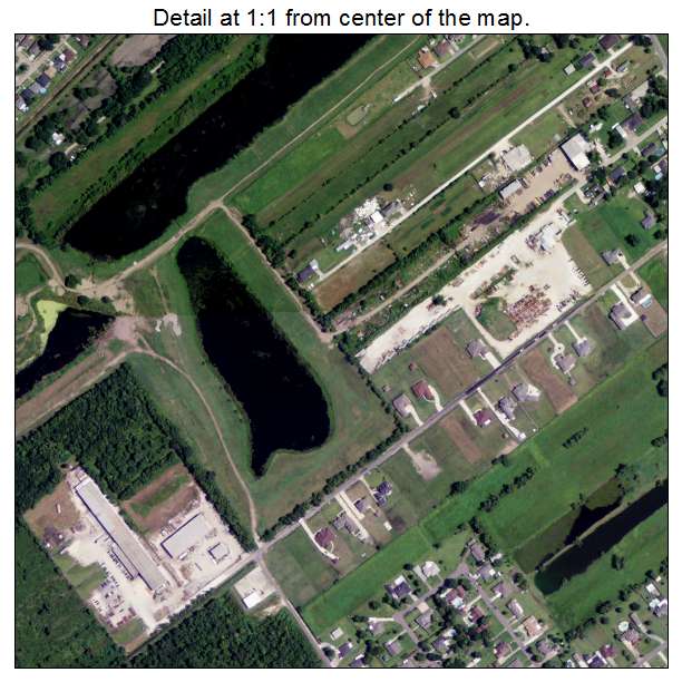 Waggaman, Louisiana aerial imagery detail