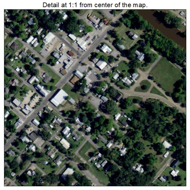 Washington, Louisiana aerial imagery detail