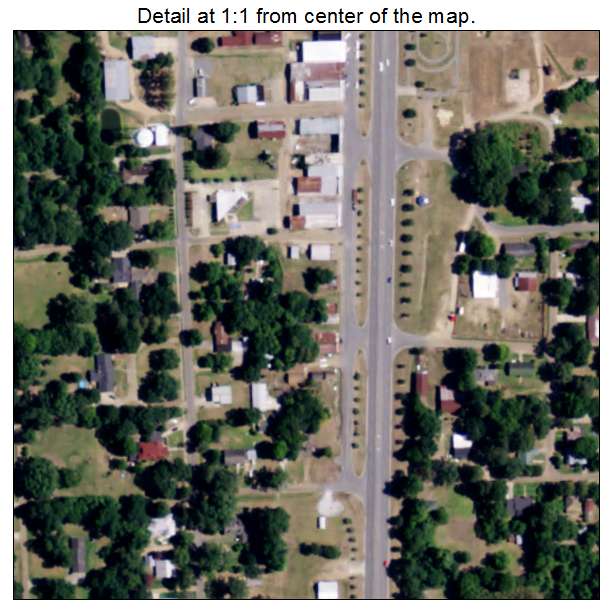 Wisner, Louisiana aerial imagery detail