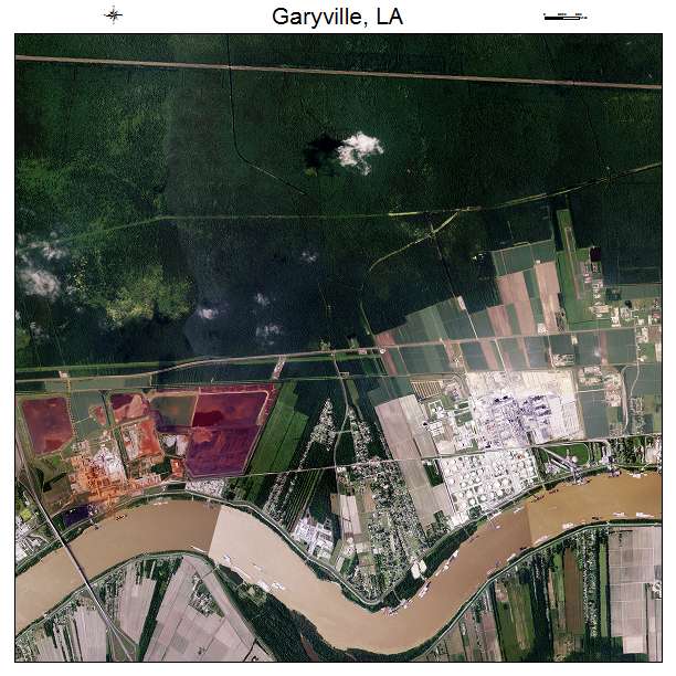 Garyville, LA air photo map