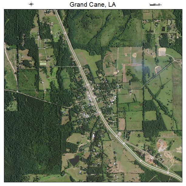 Grand Cane, LA air photo map