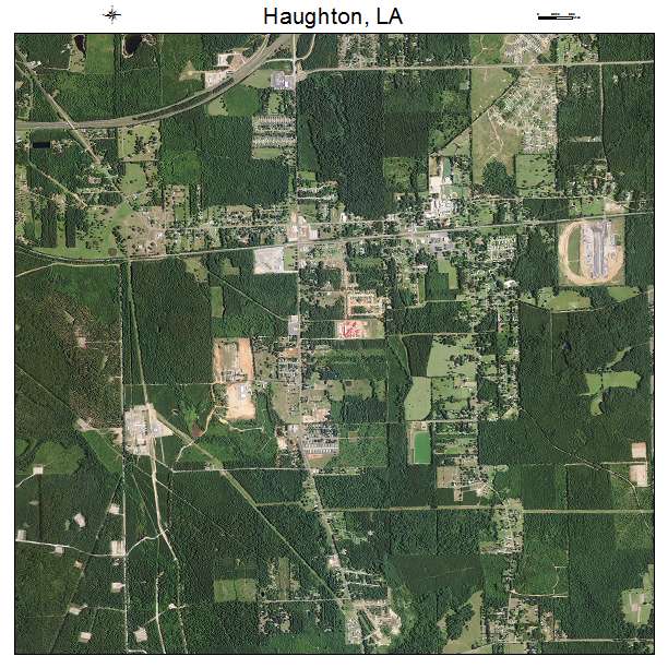 Haughton, LA air photo map