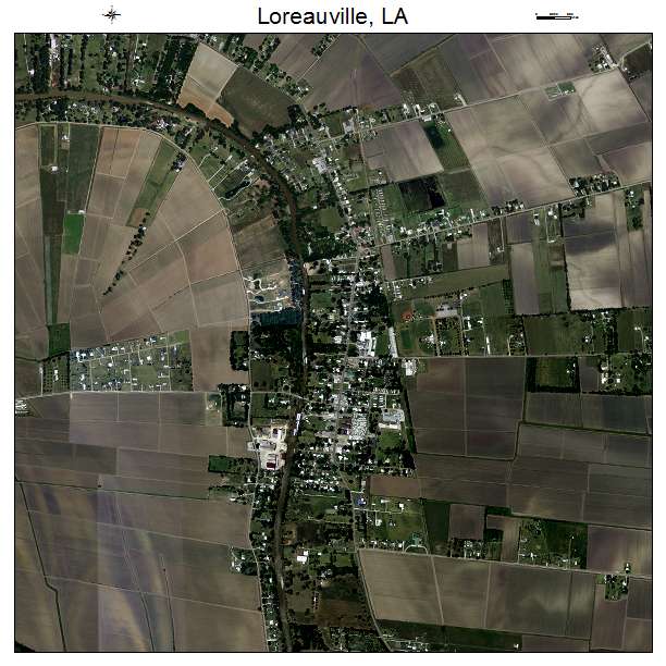 Loreauville, LA air photo map