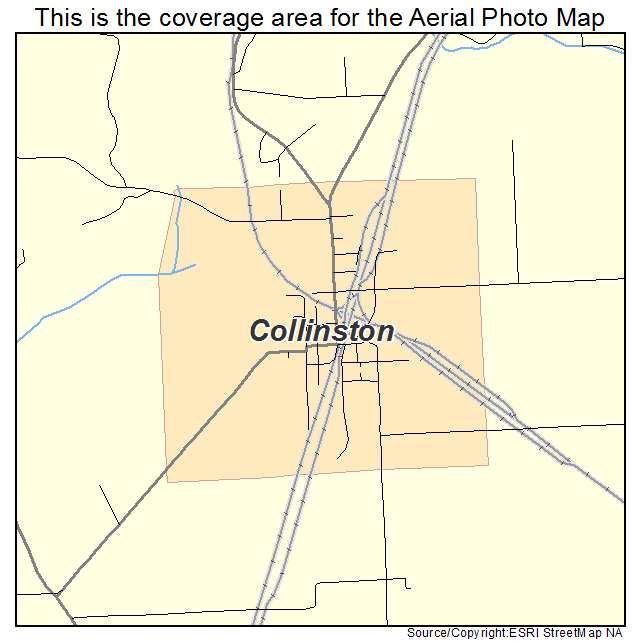 Collinston, LA location map 