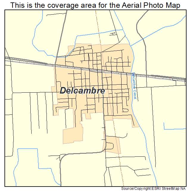 Delcambre, LA location map 