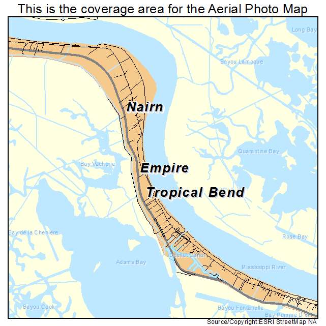 Empire, LA location map 