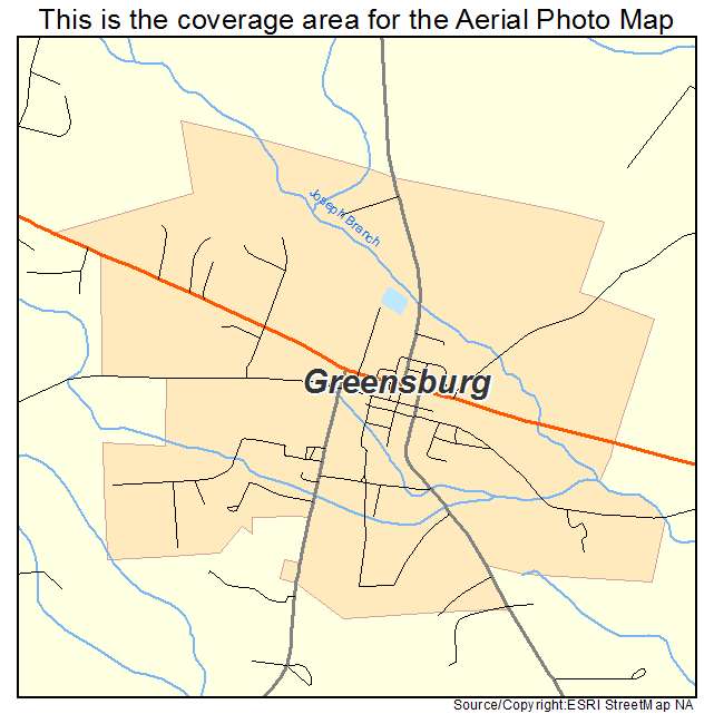 Greensburg, LA location map 