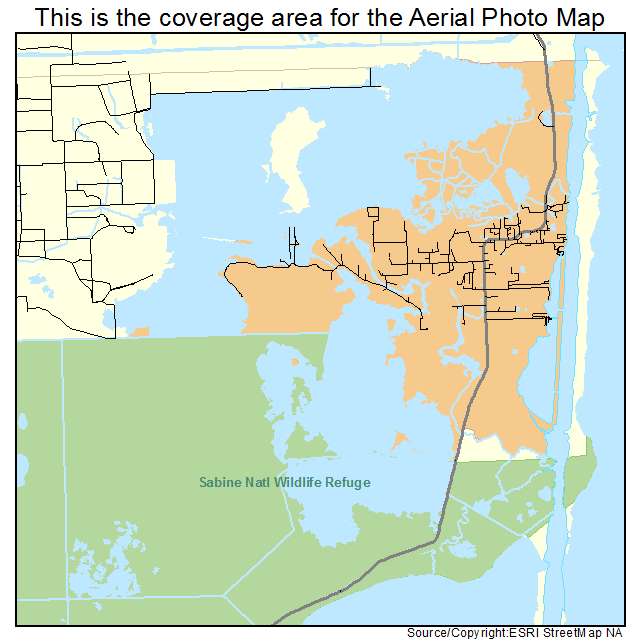 Hackberry, LA location map 