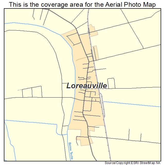 Loreauville, LA location map 